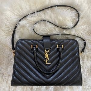 Yves Saint Laurent YSL Bo Monogramme SL Black Bag